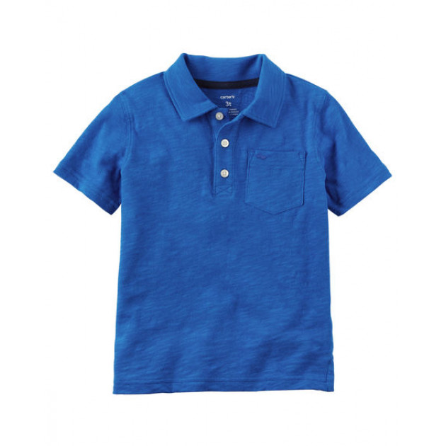 Camiseta Polo Azul Carter's