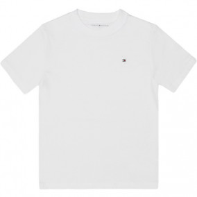 Camiseta Manga Curta  Branca  Lisa Tommy